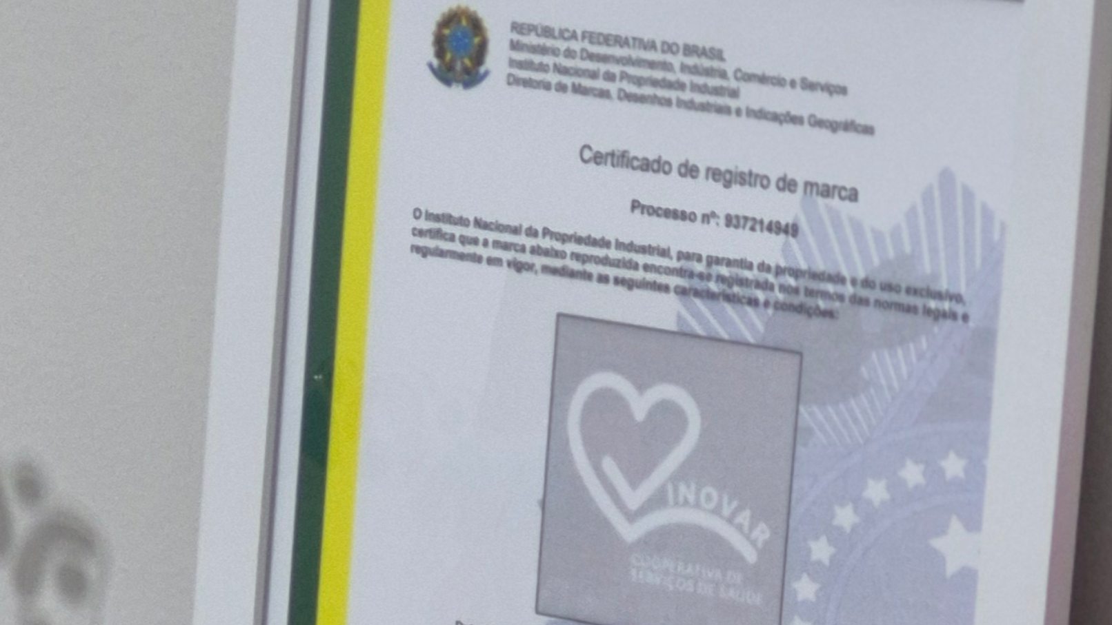 Imagem de destaque: Inovar Cooperativa conquista registro de marca e fortalece sua identidade para o futuro