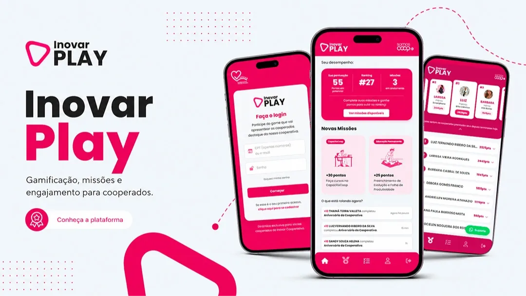 Inovar Play: Transforme suas Ações Cooperativas em Pontos e Concorra a Prêmios Incríveis!